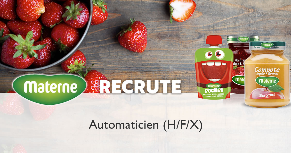 Automaticien (H/F/X) chez Materne - Confilux