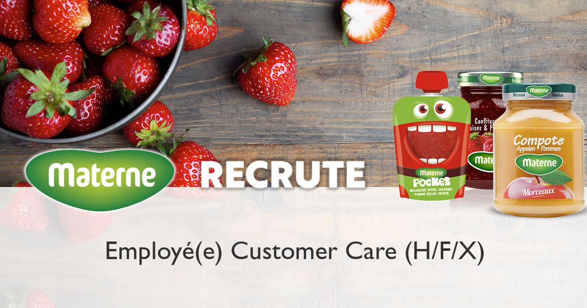 Employé(e) Customer Care (H/F/X) chez Materne - Confilux